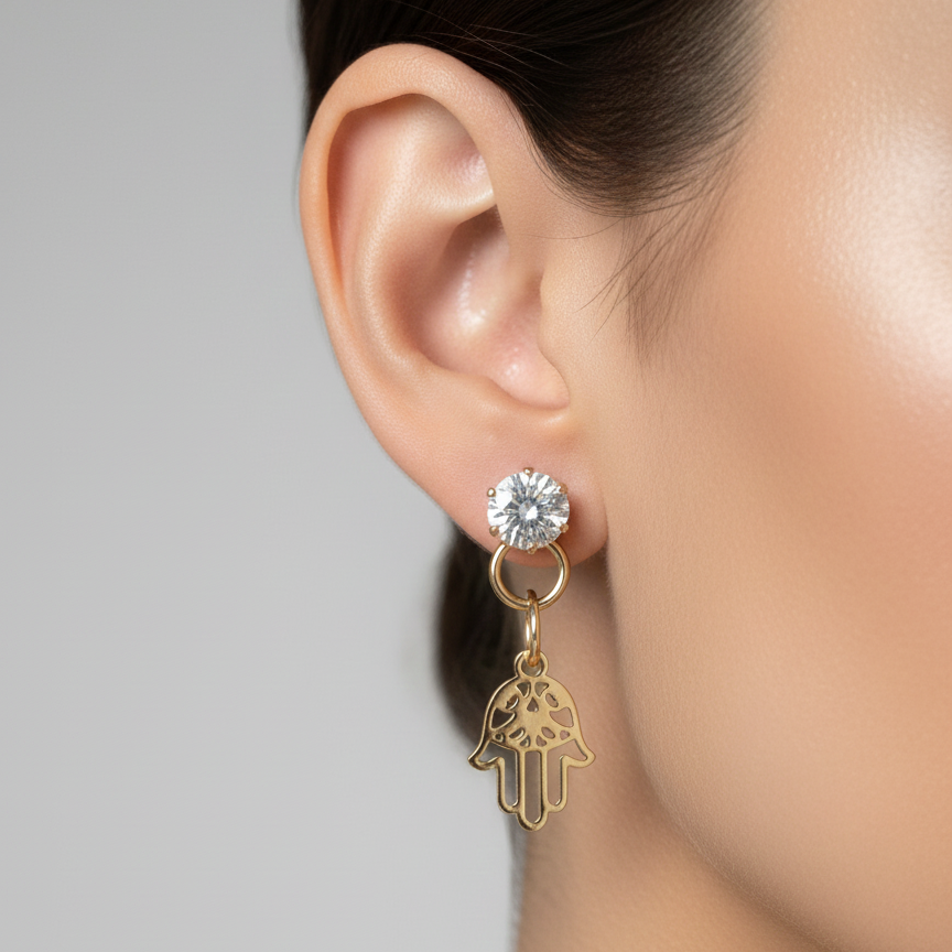 Broqueles Mano de Fátima