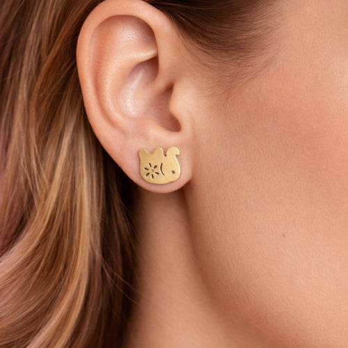 "Broqueles Silueta Gato Estelar